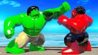 Hulk VS Red Hulk LEGO - Epic Battle in Lego Marvel Super Heroes