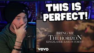 Metal Vocalist First Time Reaction - Bring Me The Horizon / BABYMETAL -KINGSLAYER ( OFFICIAL LIVE )