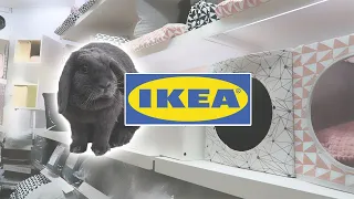 Ep.5 | Ikea shopping for rabbits 🐰 Building my new bunny's panels cage/playpen (C&C/condo)