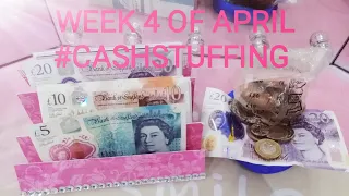 Week 4 of April | money I found while tidying | Cash stuffing UK