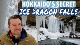 Visiting a Secret Frozen Waterfall in Hokkaido