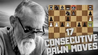 The IMPOSSIBLE CHESS GAME!!! - 17 CONSECUTIVE PAWN MOVES in the opening?! - Diemer vs Heilling 1984