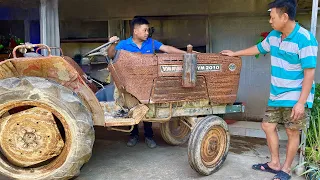 Helped a 60 year old farmer restore and repair his old 2010 Yanmar tractor // Tractor restoration