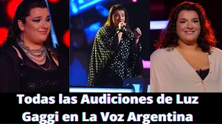 Todas las Audiciones de Luz Gaggi en La Voz Argentina 2021 - Archivo Tv