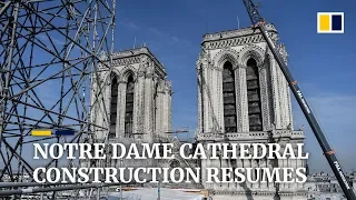 Notre Dame Cathedral renovation work resumes after lead contamination fears