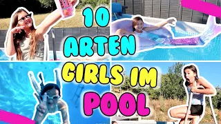 10 ARTEN MÄDCHEN im POOL 💦 Diese Mädels habt ihr alle schon mal im Pool getroffen! 😂 Alles Ava