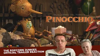 Guillermo del Toro's PINOCCHIO (Netflix Teaser Trailer) The POPCORN JUNKIES Reaction