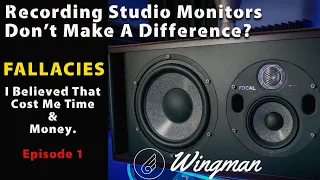 Do Recording Studio Monitors Make A Difference - Fallacies In Audio Quality and Recording - Wingman