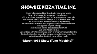 Chuck E. Cheese's March 1988 Show (Tune Machine)