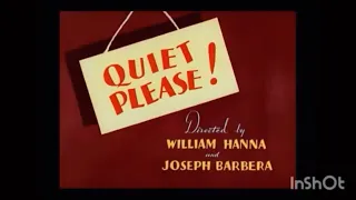 Tom And Jerry Quiet Please! (1953, 1954) Release Titles Opening And Closing (FAKE)