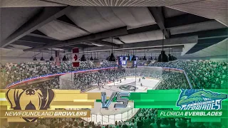 Newfoundland Growlers vs Florida Everblades-Game 1 ECHL Conf. Finals 2023 Kelly Cup Playoffs NHL 23