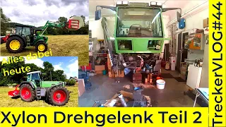 Trecker VLOG 44 | Fendt #Xylon Drehgelenk Teil 2 | 3. Steuerkreis an Stoll FZ Frontlader nachrüsten