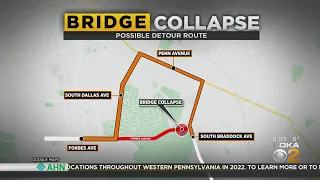 Detours Around Fern Hollow Bridge Collapse Likely To Cause Traffic Delays