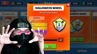 GACHA HALLOWEEN WHEELS FOR GET SPECIAL EYE!!! LEST GO BLOCK DASH ENDLESS ONLY | LIVE STUMBLE GUY