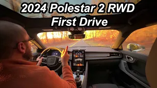 FIRST DRIVE: 2024 Polestar 2 | New Long Range RWD Version for 2024