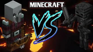 Can WITHER SKELETONS defend a RAID!? | Minecraft Mob Battles