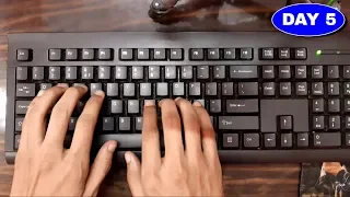 Learn English Typing in 10 Days - (Day 5) | Free Typing Lessons | Touch Typing Course| Tech Avi