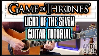 Game Of Thrones Light of the Seven Guitar Tutorial