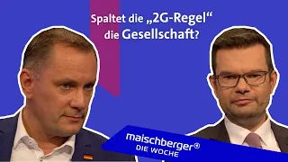 Fachkräftemangel, Zuwanderung, Impfung: Marco Buschmann und Tino Chrupalla | maischberger. die woche