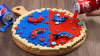 NEXT LEVEL COCA-COLA & PEPSI Pizza LEGO Food Challenge | Best of LEGO COOKING Compilation