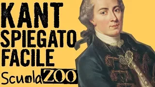 Noccioline #19 - IMMANUEL KANT spiegato FACILE #ScuolaZoo