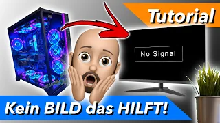 Kein Bild beim PC Start 🖥  Monitor bleibt schwarz, das HILFT! Tutorial