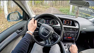 2008 Audi A4 B8 [1.8 TFSI 160 HP] | POV Test Drive #985 Joe Black