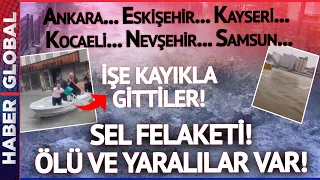 Evleri Su Bastı, Arabalar Sular Altında Kaldı! Türkiye Sel Felaketi Yaşıyor! Ölü ve Yaralılar Var!