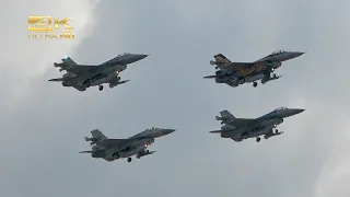 F-16 Fighting Falcon the Belgian Thunder Tigers flying Display at Panicle AirShow 20022