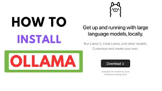 Ollama - How To Install Large Language Models Locally