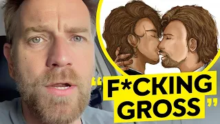 Ewan McGregor REACTS To Homoerotic Obi Wan Kenobi & Anakin Fan Art..