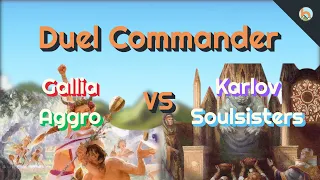 Gallia Aggro vs. Karlov Soulsisters [Duel Commander-EDH] - Magic: The Gathering