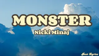 Monster - Nicki Minaj (Lyrics)