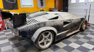 Amazing Lamborghini Countach Kit Car Barn Find! - Prestige and Elite Auto Detailing