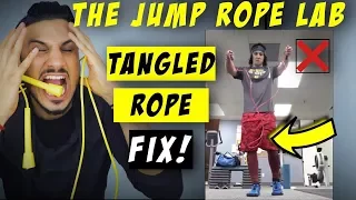 FRUSTRATING AF!! TANGLED ROPE HACKS! | THE JUMP ROPE LAB: Ep 3. Featuring YT Subscriber!