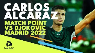 Carlos Alcaraz Defeats The World Number One Novak Djokovic In Madrid!