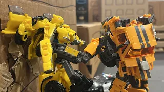 Transformers Rise of The Beasts New York Battle | Bumblebee vs Battletrap (Transformers Stop Motion)