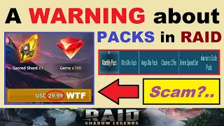 *WARNING* about *PACK PRICES* in RAID: Shadow Legends! (DON'T FALL FOR THE TRICK!..)