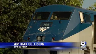 Amtrak train collides with RV