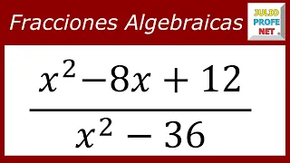 SIMPLIFICATION OF ALGEBRAIC FRACTIONS - Exercise 2