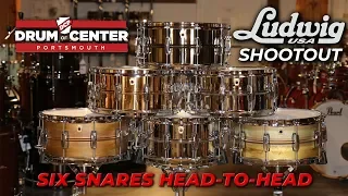 Ludwig Supraphonic and Black Beauty Snare Drum 6-Way Shootout!
