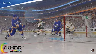 Buffalo Sabres vs Boston Bruins NHL 22 (4K Ultra Realistic Graphics!) PS5 Gameplay