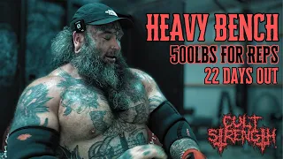 HEAVY BENCH - 500LBS FOR REPS (22 Days Out)