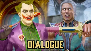 FUJIN JUST CAN'T HANDLE JOKER DIALOGUE - MORTAL KOMBAT 11 ULTIMATE VERSION