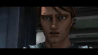 Anakin saves Ahsoka - Star Wars The Clone Wars