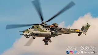 Czech Air Force Mi-24 Hind & Mi-171S Combat Helicopter 4K