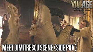 RESIDENT EVIL Village Dimitrescu - Bloodthirsty Scene in Third Person View (Side POV)