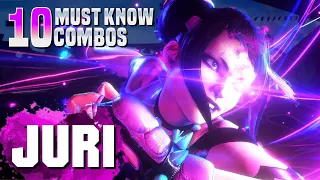 10 Must Know Juri Combos for Street Fighter 6