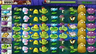 Plants vs Zombies • All Plants vs All Zombies • Survival Fog Flags Completed Full Walkthrough HD