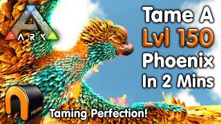 Ark THE BEST WAY EVER TO TAME A PHOENIX How To Tame A Phoenix SOLO! #Ark